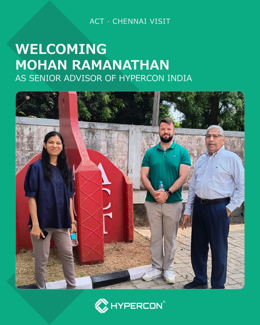 Mohan Ramanathan Joins as Senior Advisor, HYPERCON India