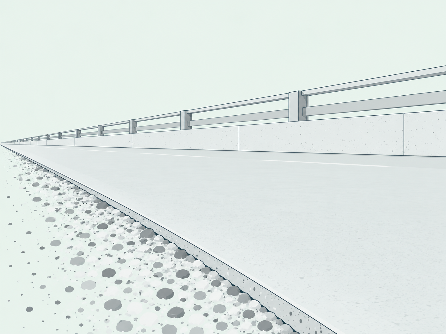 Thin UHPC overlay on a bridge deck